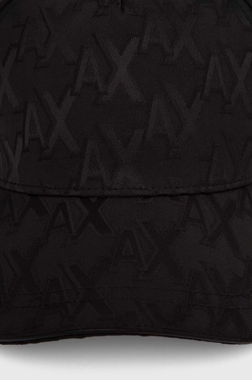 Кепка Armani Exchange колір чорний візерунок 954205 4F102