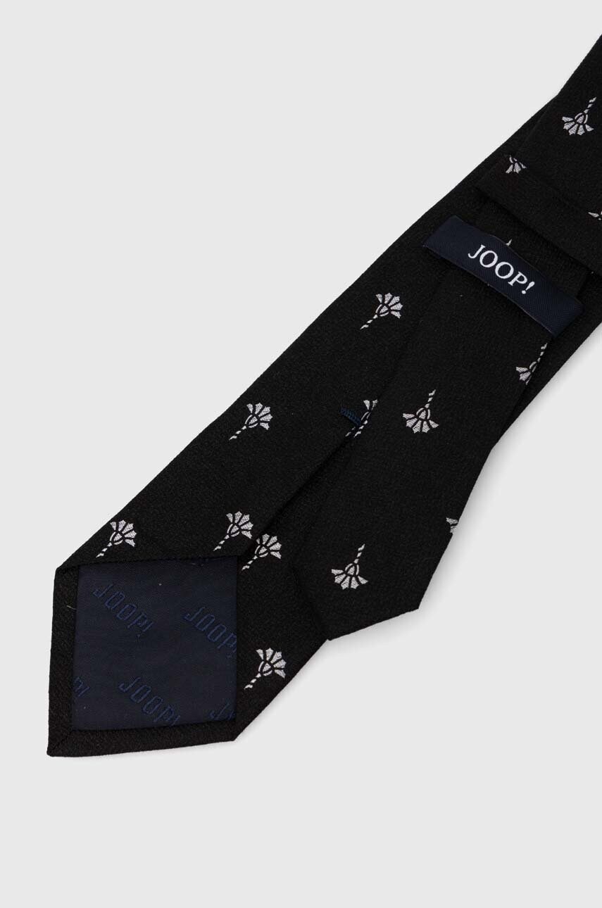Шовковий галстук Joop! колір чорний 30044249