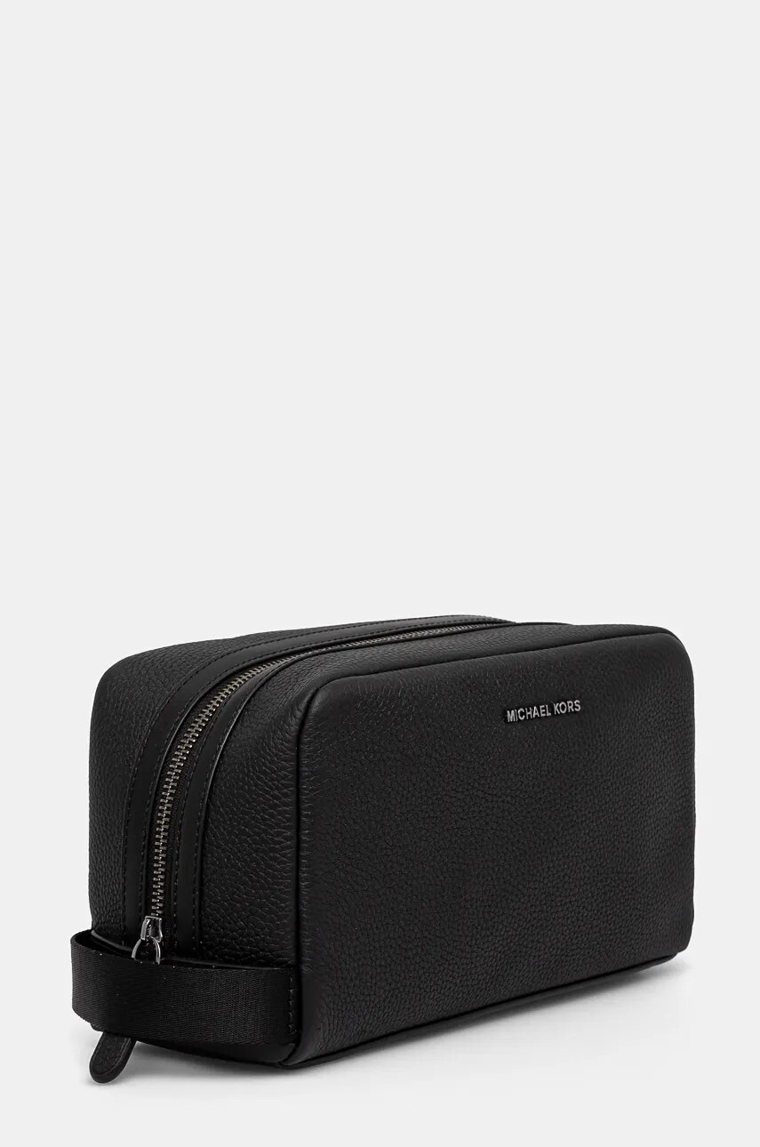 Шкіряна косметичка Michael Kors колір чорний 33F4LHDV1L