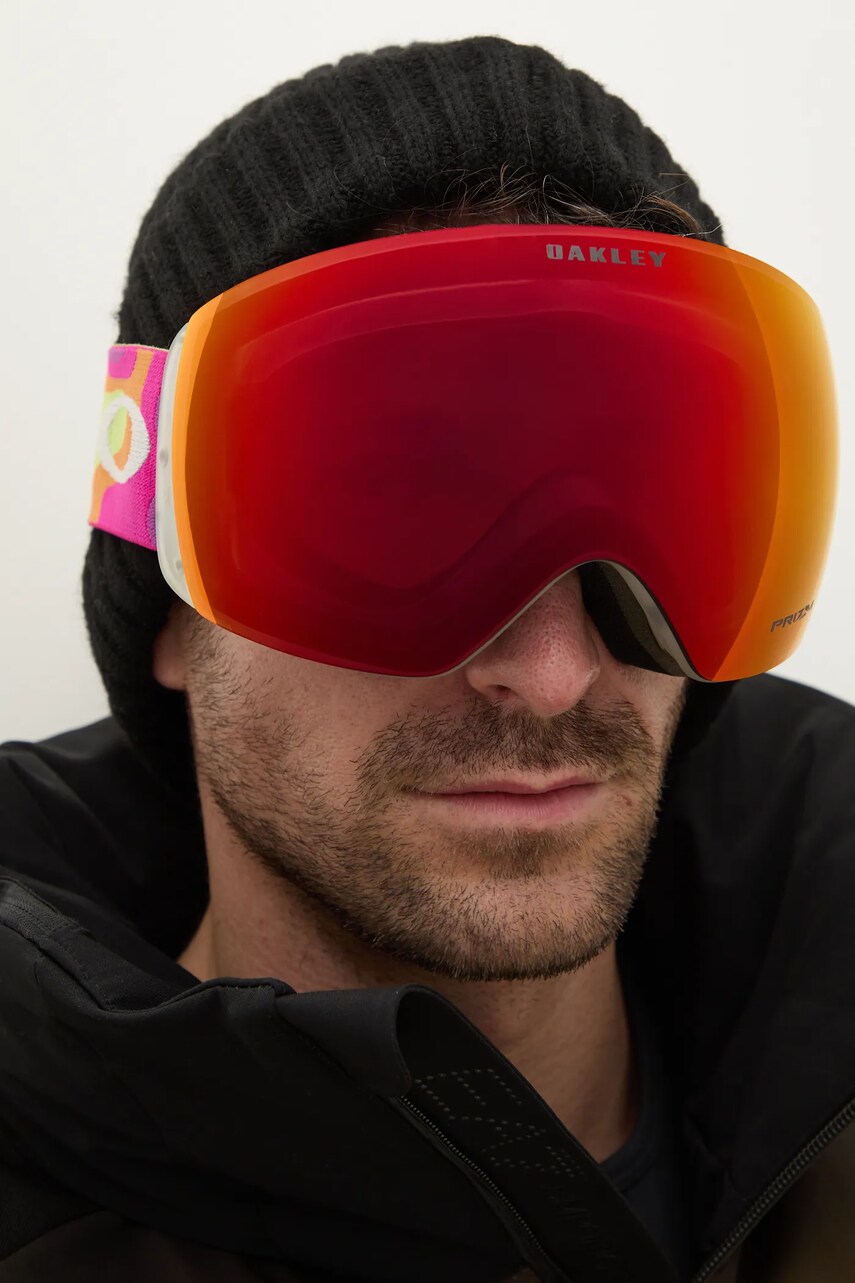 Захисні окуляри Oakley Flight Deck колір червоний OO7050