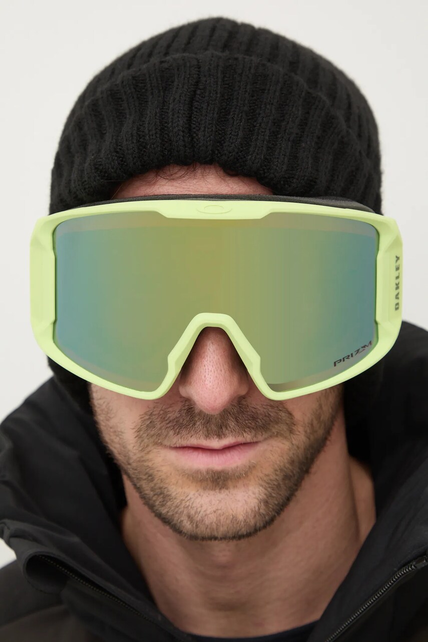 Захисні окуляри Oakley Line Miner колір зелений OO7093