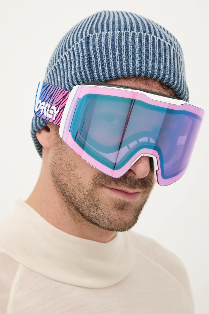 Захисні окуляри Oakley Fall Line колір рожевий OO7103