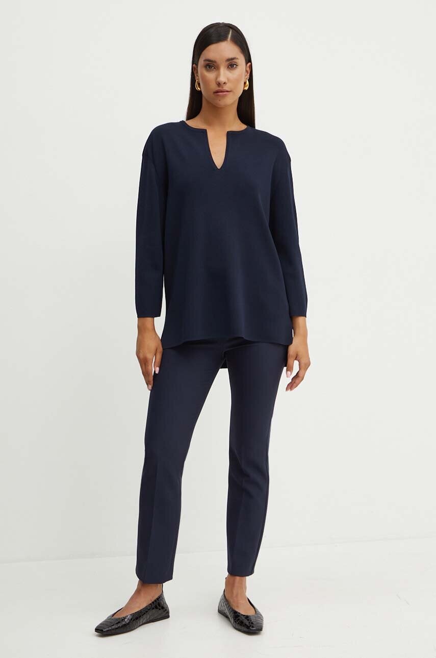 Светр Max Mara Leisure колір синій легкий 2426366037600