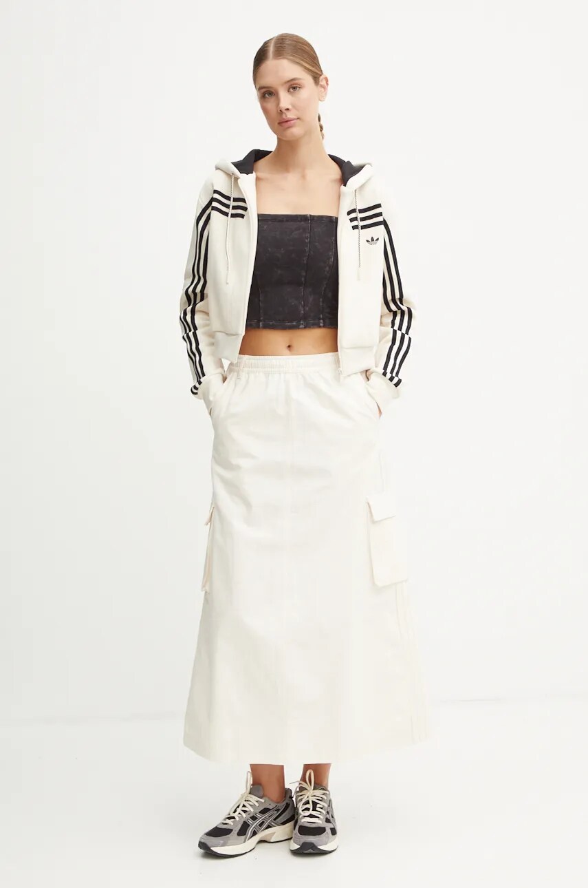 Топ adidas Originals Wash Corset жіночий колір чорний оголене плече IW5570