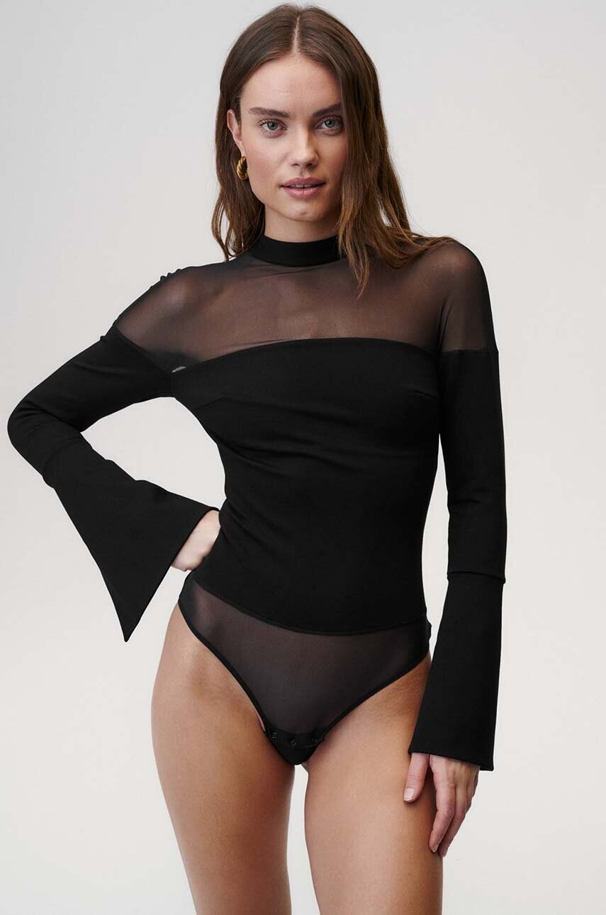 Боді Undress Code My Muse Bodysuit жіночі колір чорний однотонна 719