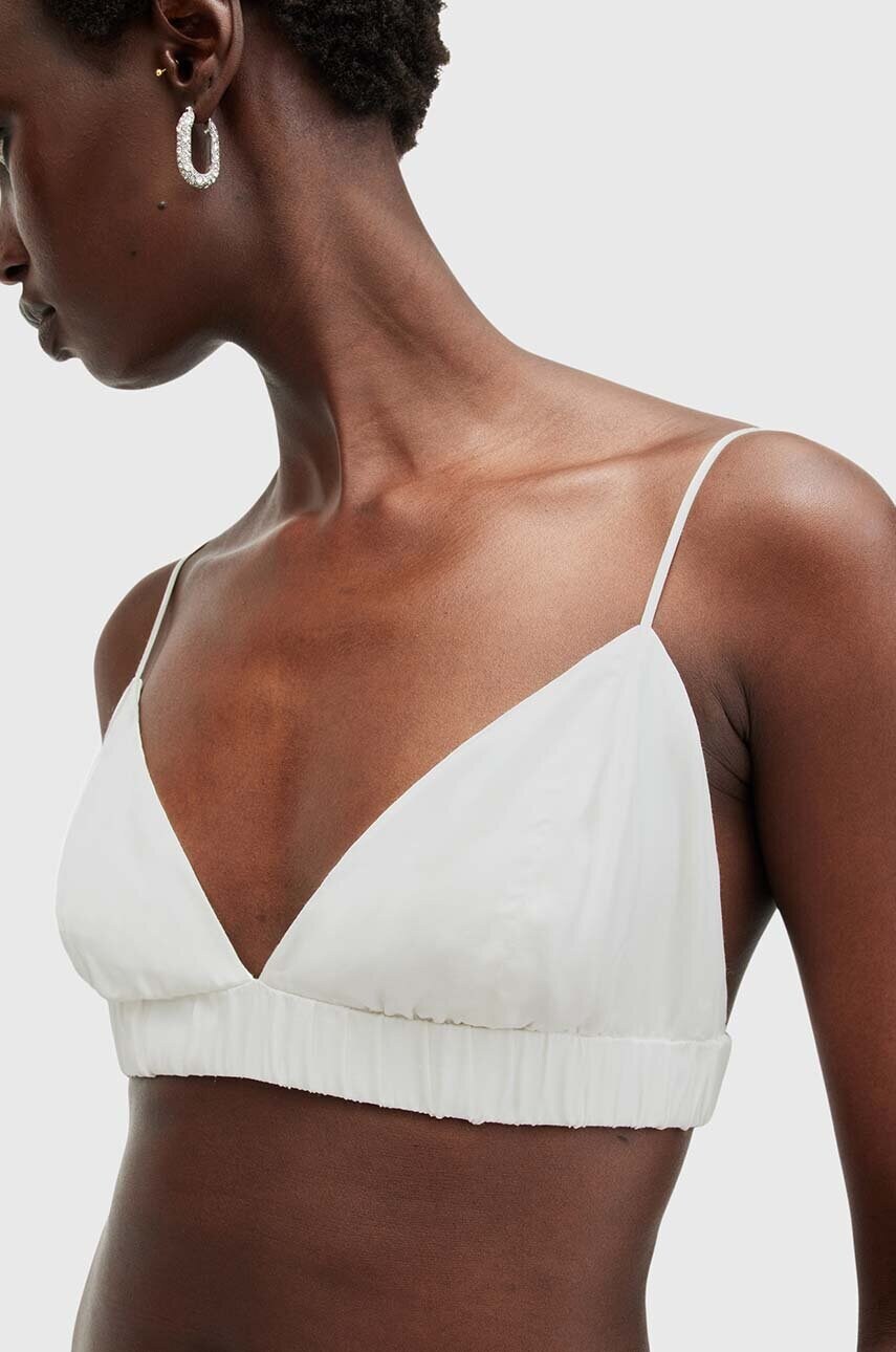 Бюстгальтер AllSaints ELLA BRALETTE колір білий однотонний W075PA