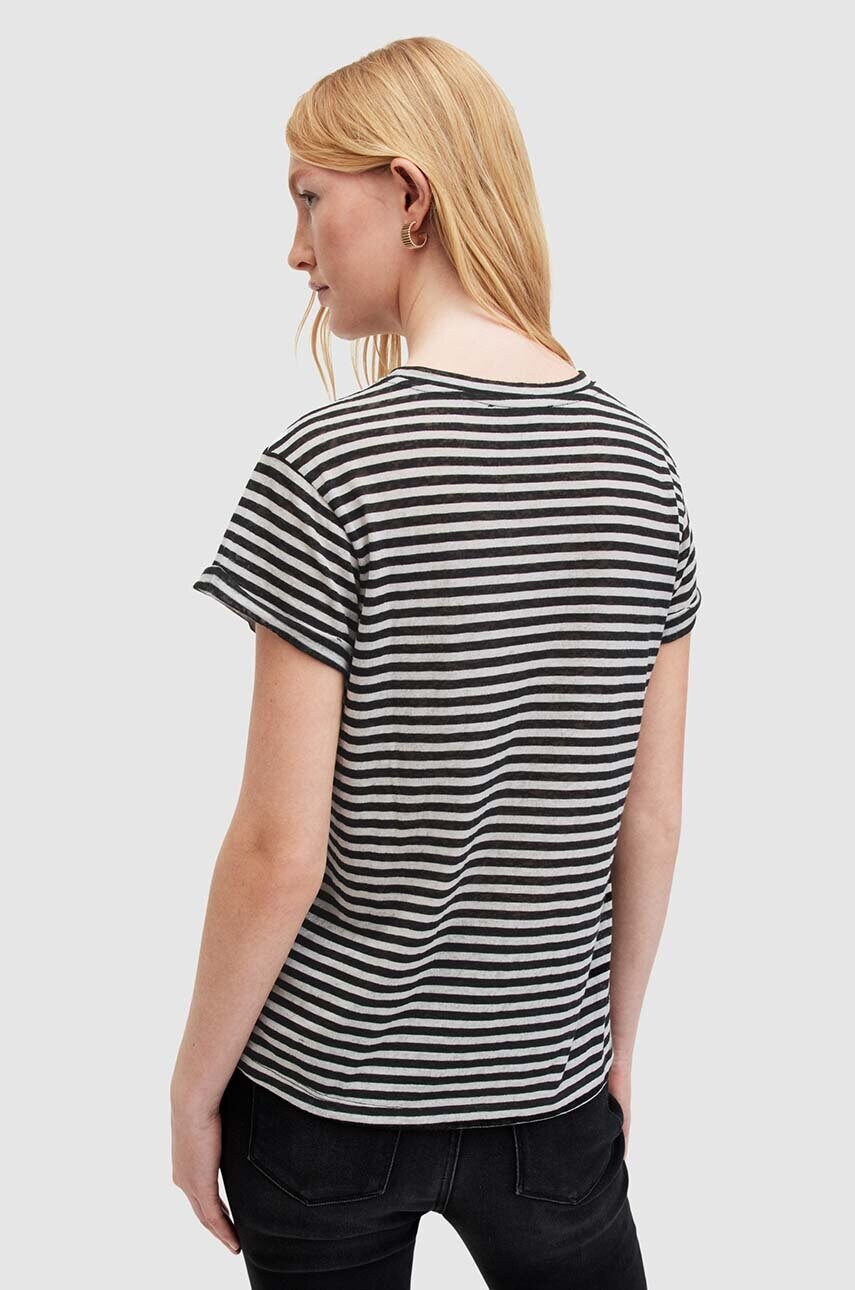 Футболка AllSaints ANNA STRIPE TEE колір білий WM228Z