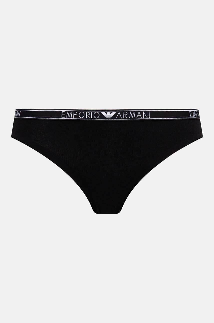 Стринги Emporio Armani Underwear 2-pack колір чорний 163333 4F223