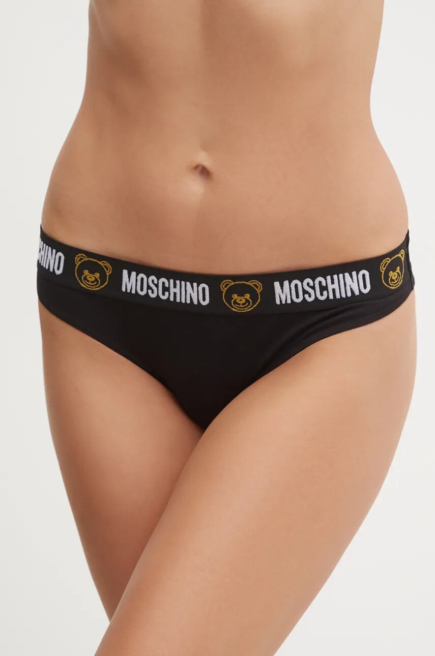 Труси Moschino Underwear колір чорний A13044406
