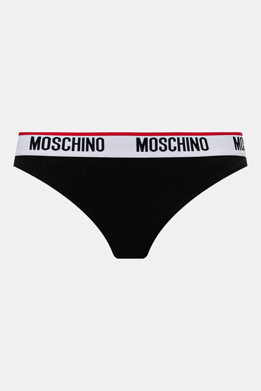 Стринги Moschino Underwear 2-pack колір чорний A13824402