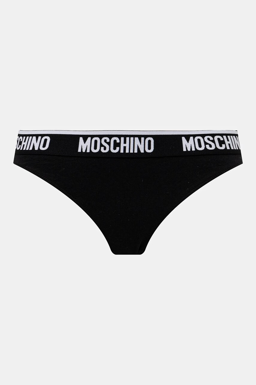 Стринги Moschino Underwear 2-pack колір чорний A13894406
