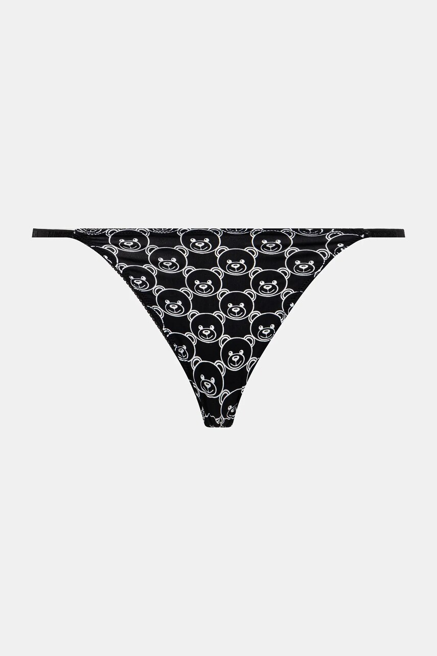 Стринги Moschino Underwear 3-pack колір чорний A23054611