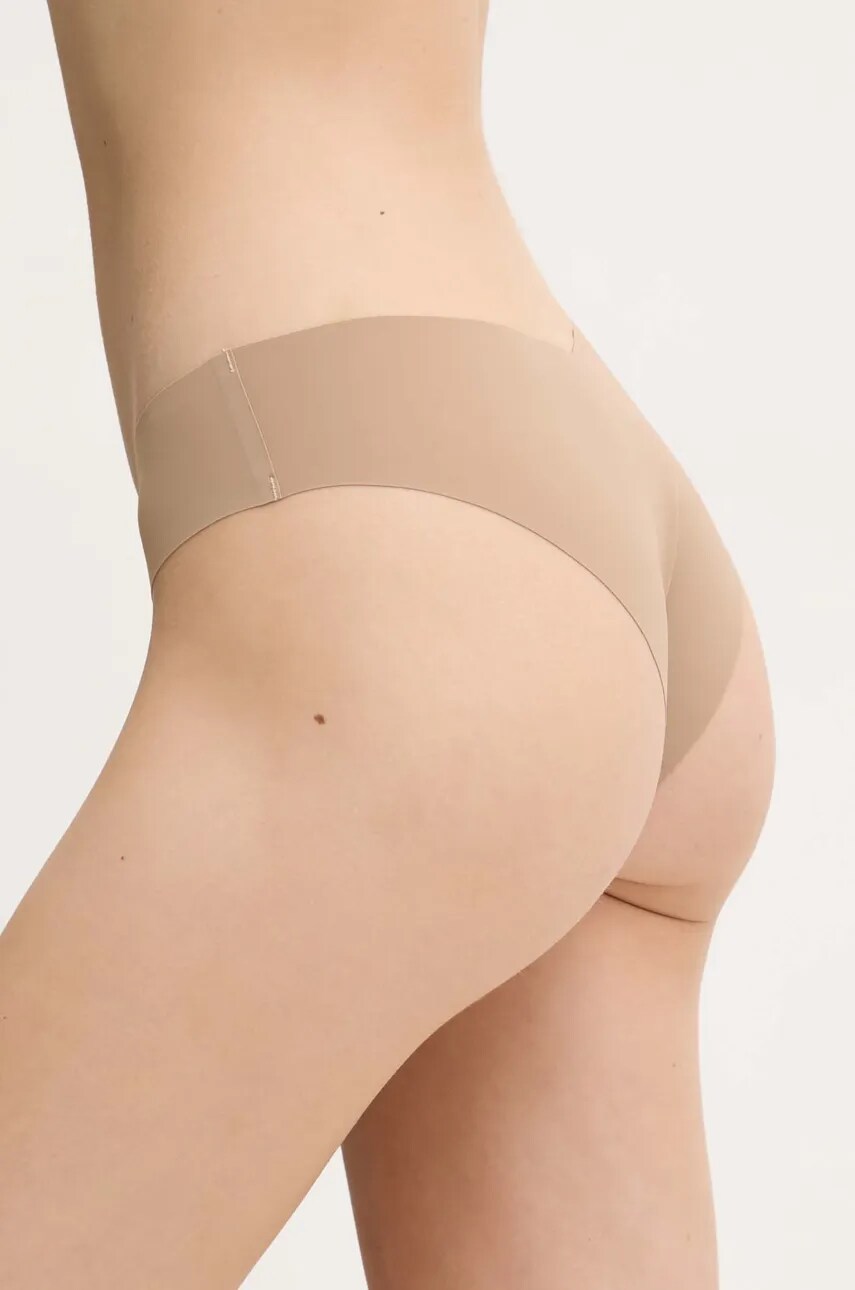 Бразиліани GOD SAVE QUEENS SECOND SKIN PANTY CHEEKY колір бежевий GSQ-135-121