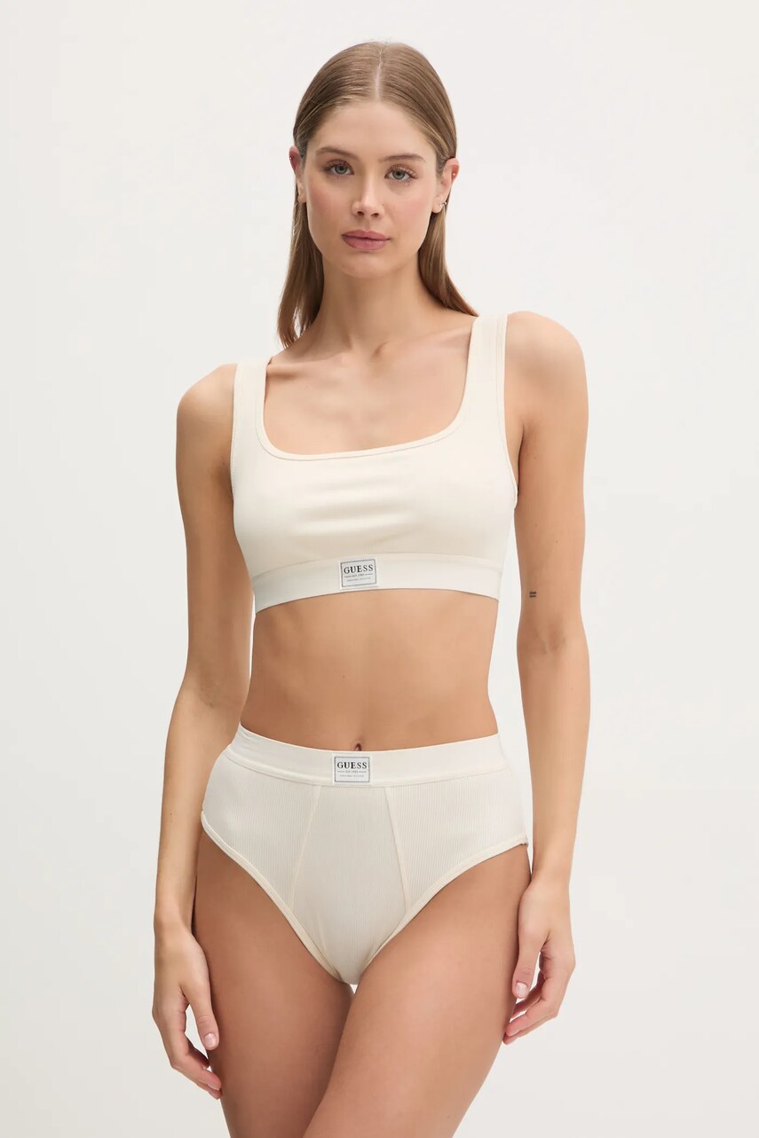Бюстгальтер Guess TESSA колір бежевий однотонний O4BP00 KCDA2