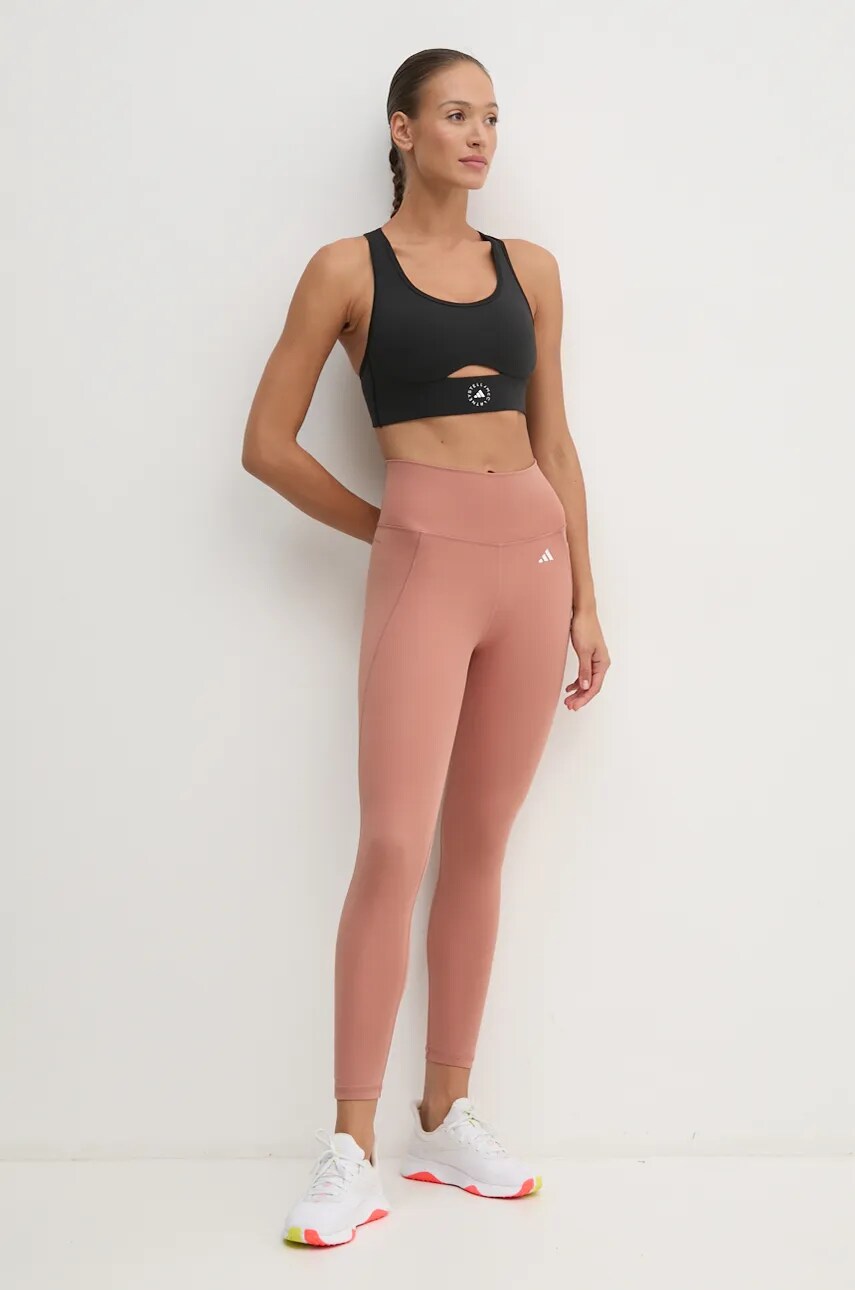 Купити Спортивний бюстгальтер adidas by Stella McCartney TrueStrenght колір чорний однотонний IW6373 – головне зображення
