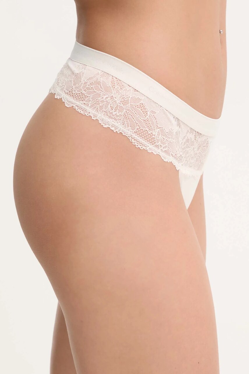 Стринги Calvin Klein Underwear колір білий 000QF7980E