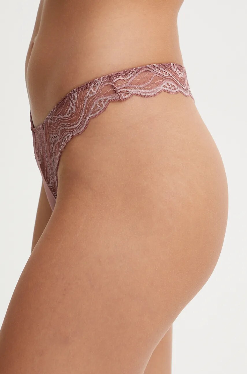 Купити Стринги Calvin Klein Underwear колір рожевий 000QF8093E – головне зображення