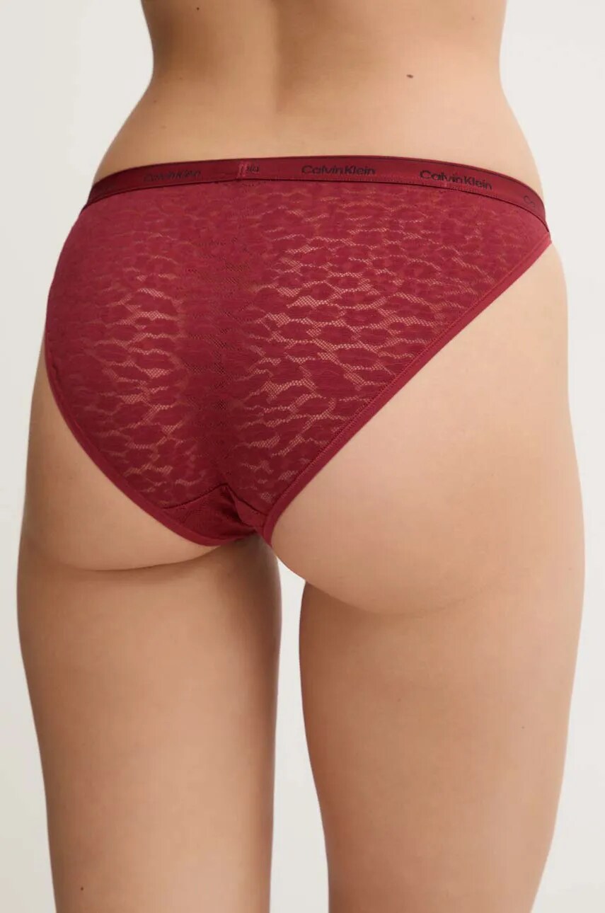 Труси Calvin Klein Underwear колір бордовий 000QD5213E