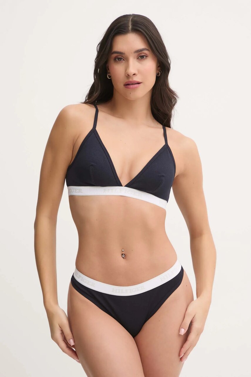 Бюстгальтер Tommy Hilfiger колір синій однотонний UW0UW05537