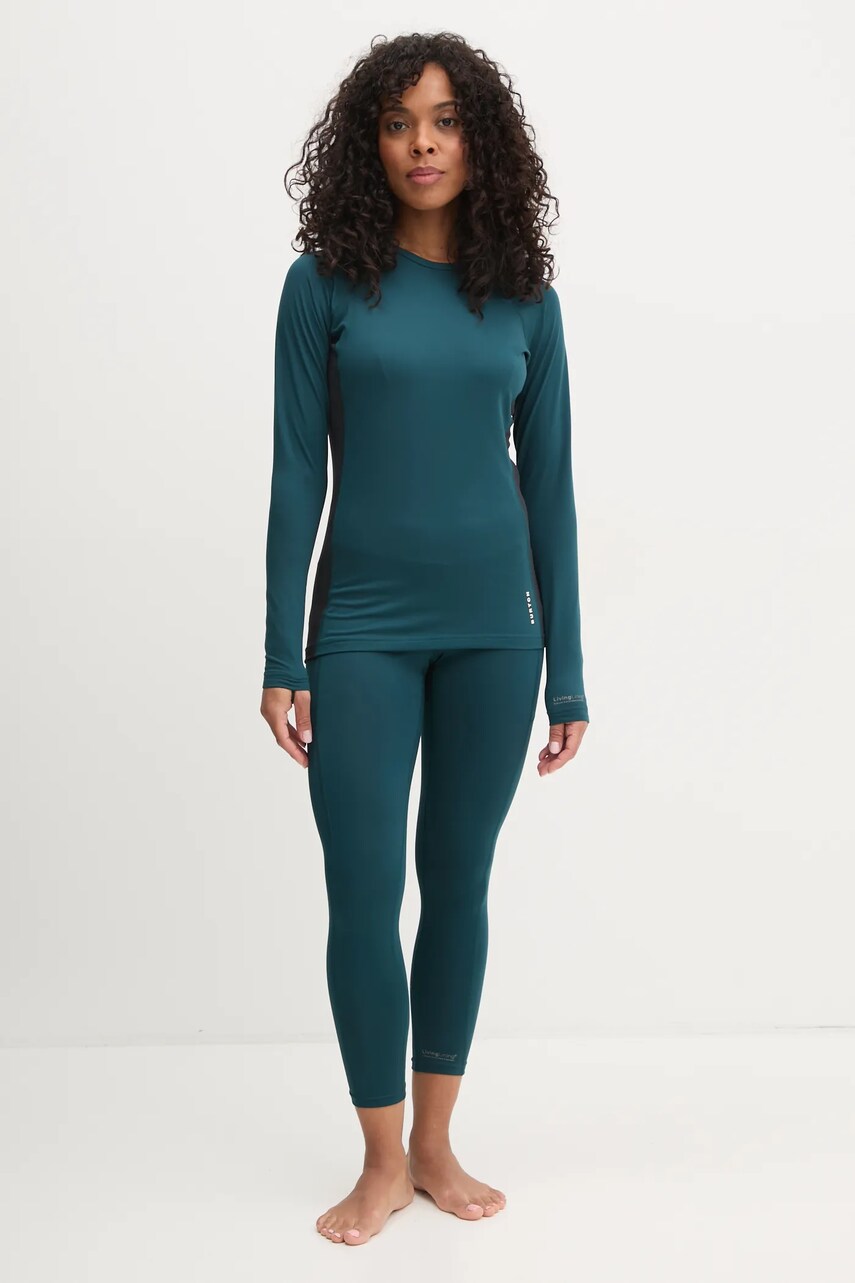Функціональний лонгслів Burton Midweight X Base Layer колір зелений 221951