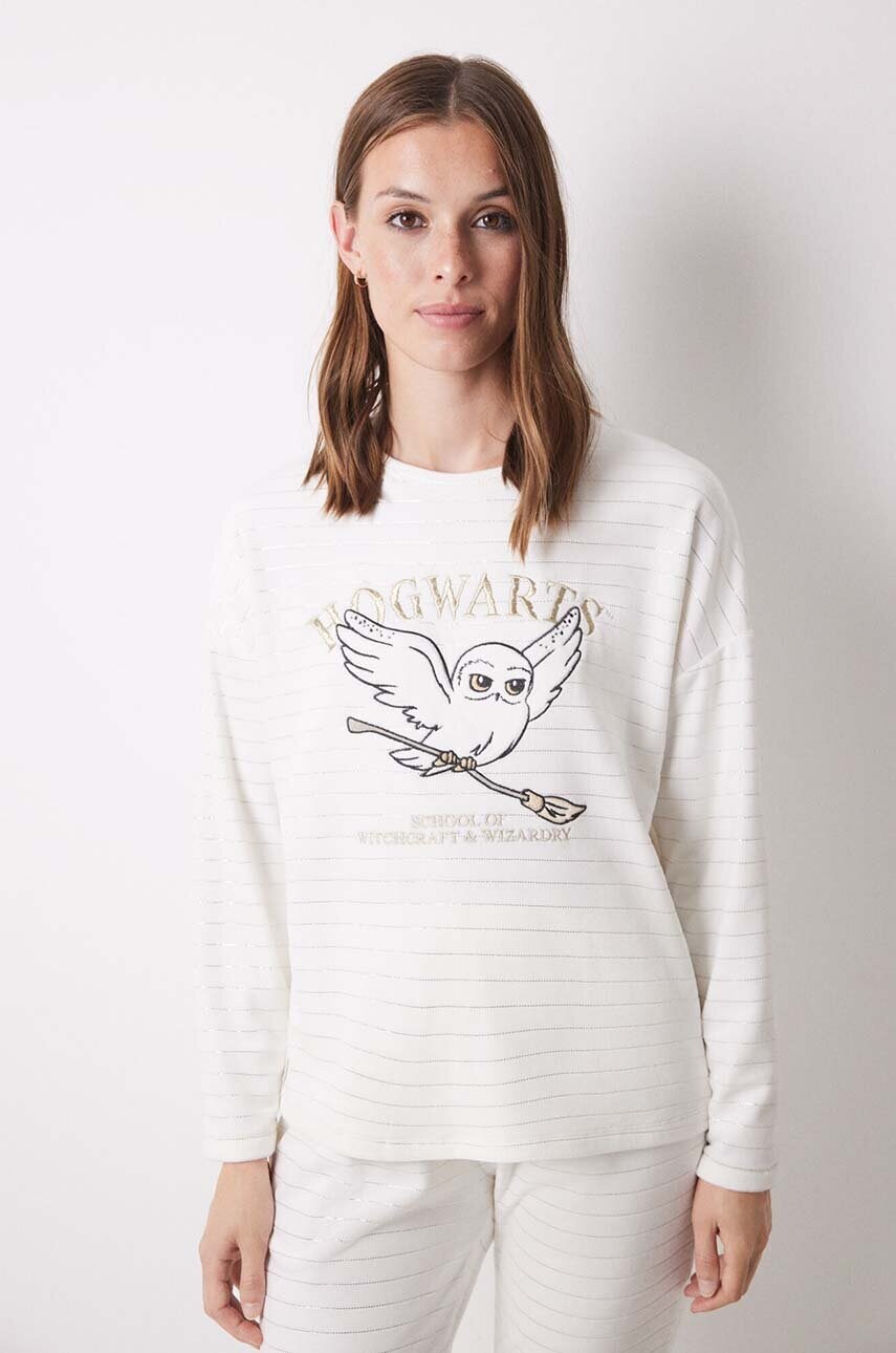 Піжама women'secret LA NUIT HARRY POTTER жіноча колір бежевий 3138554
