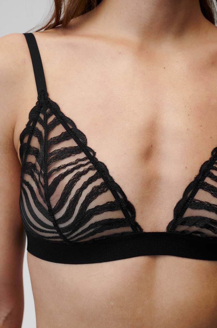 Бюстгальтер Undress Code Gentle Bra колір чорний прозорий візерунок 727