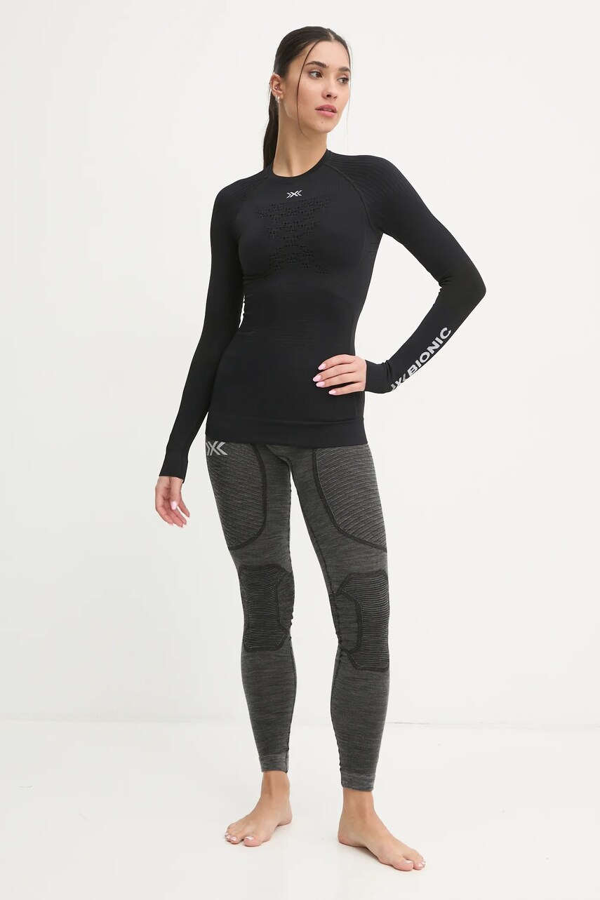 Функціональні легінси X-Bionic Symbio Merino колір сірий YPP2W24W
