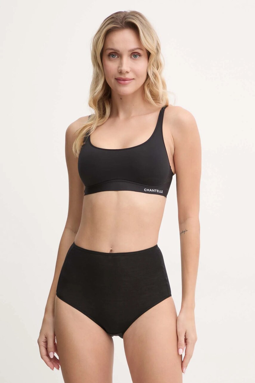 Бюстгальтер Chantelle SOFT STRETCH колір чорний однотонний C16A50