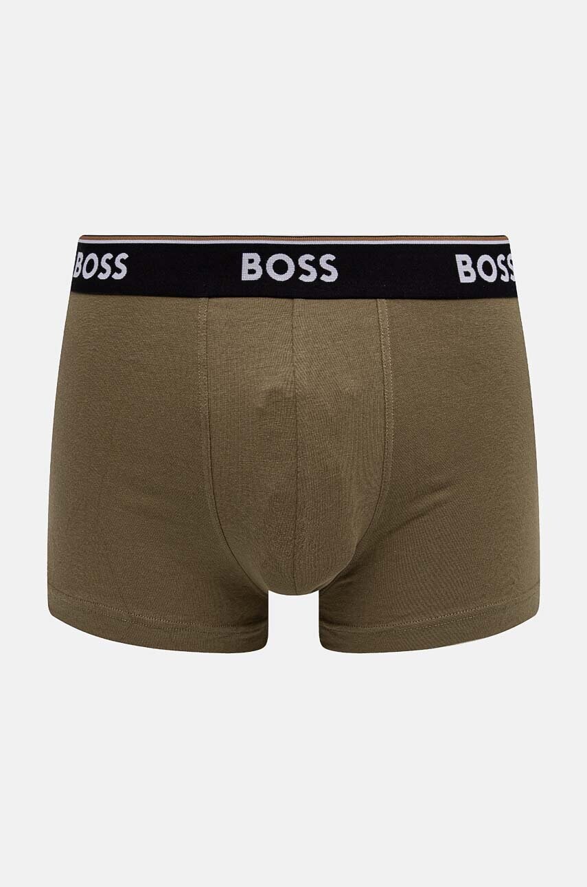 Боксери BOSS 3-pack чоловічі колір зелений 50517829