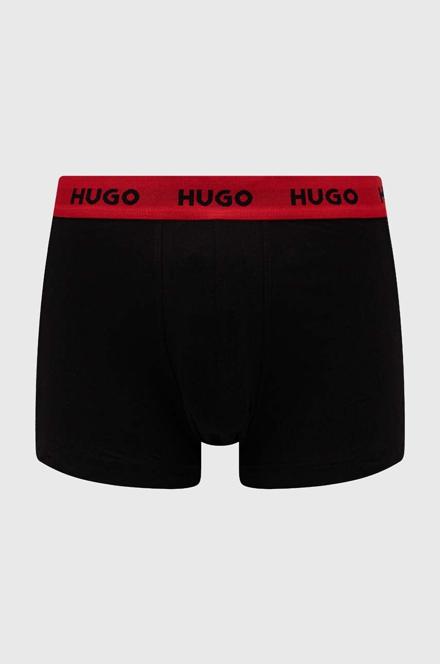 Боксери HUGO 3-pack чоловічі колір червоний 50517878