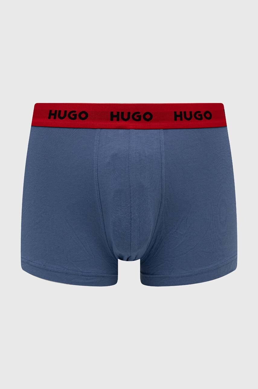Боксери HUGO 3-pack чоловічі колір зелений 50517878