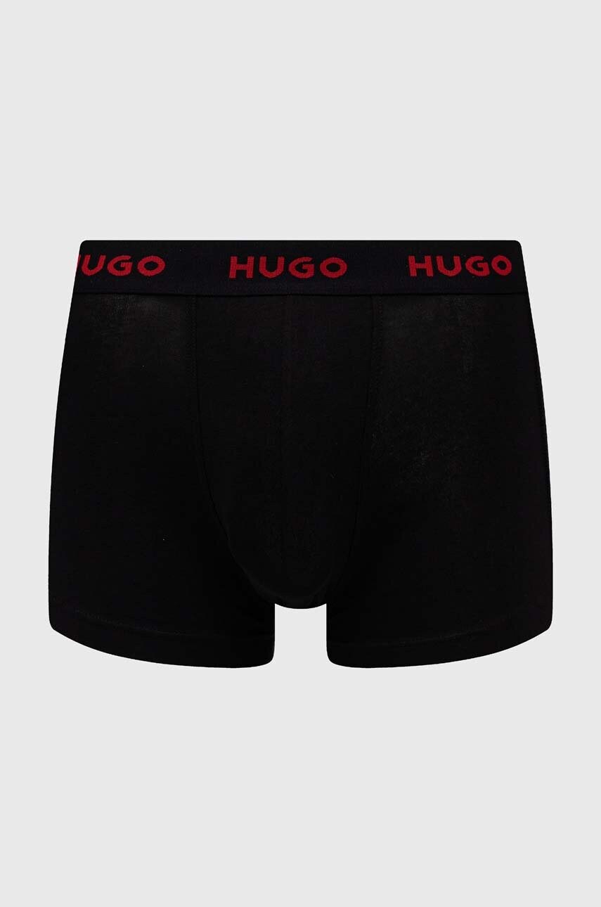 Боксери HUGO 3-pack чоловічі колір чорний 50517878