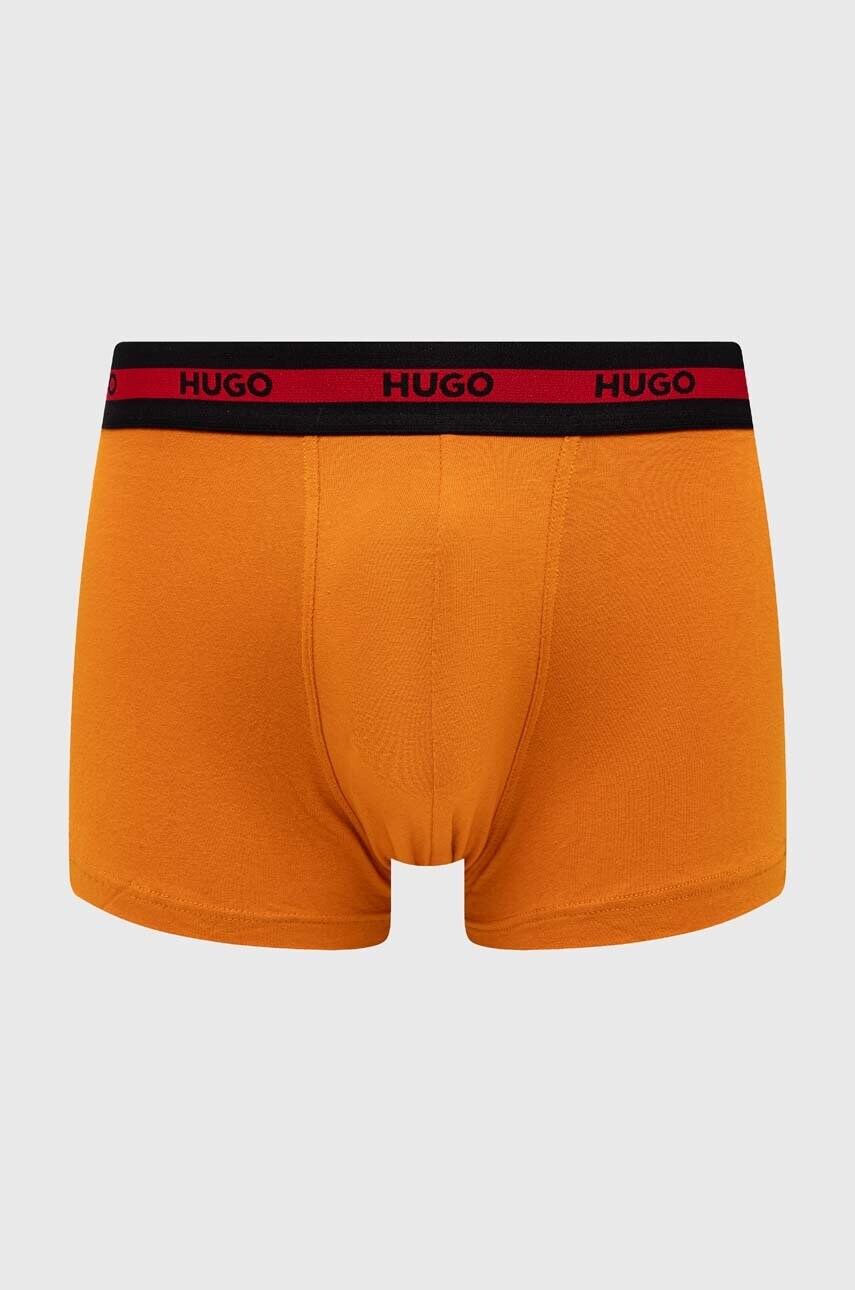 Боксери HUGO 3-pack чоловічі колір червоний 50517883