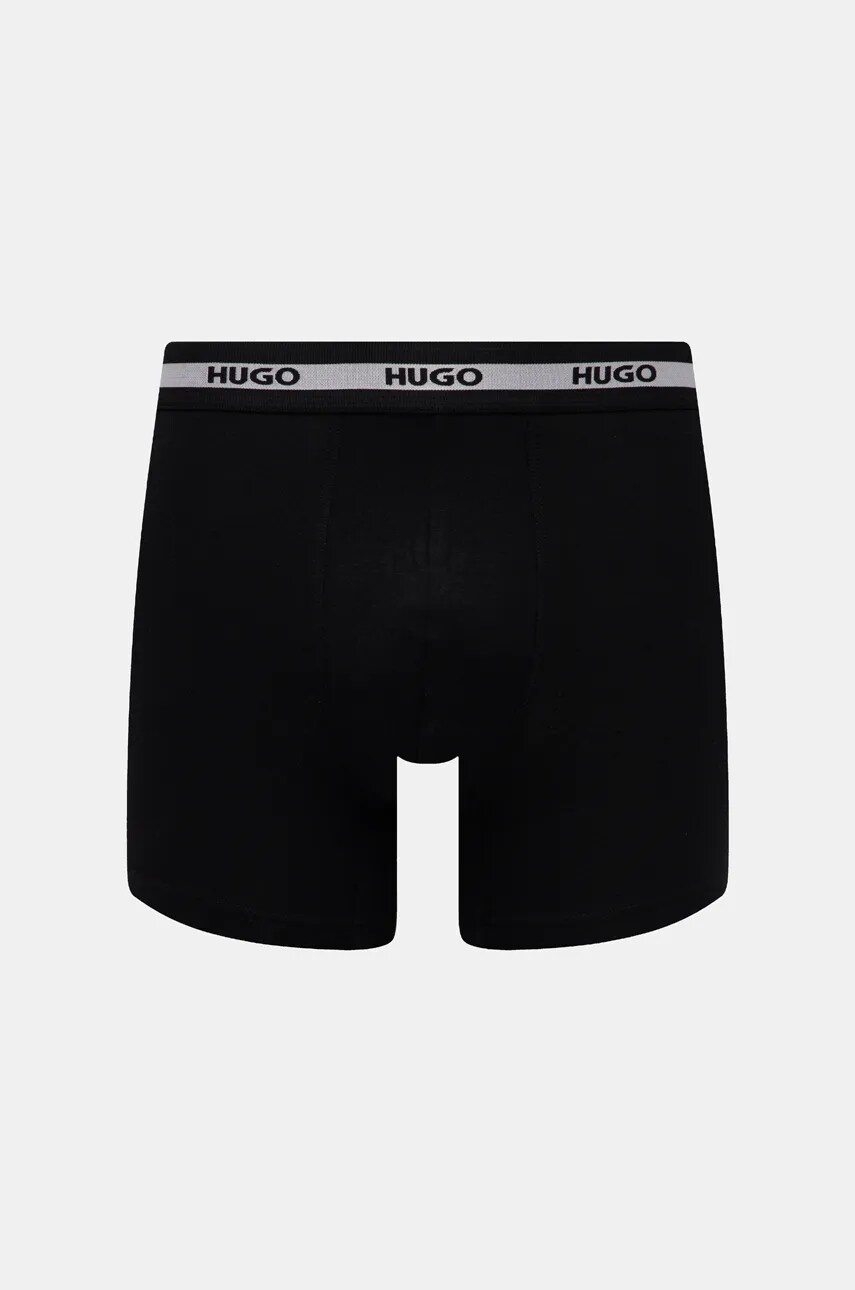 Боксери HUGO 3-pack чоловічі колір чорний 50520475
