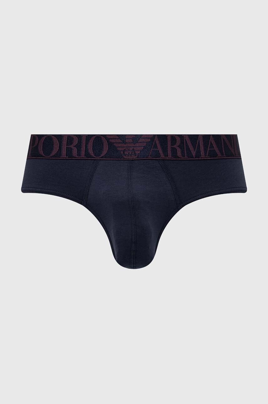 Сліпи Emporio Armani Underwear 3-pack чоловічі колір синій 111734 4F726