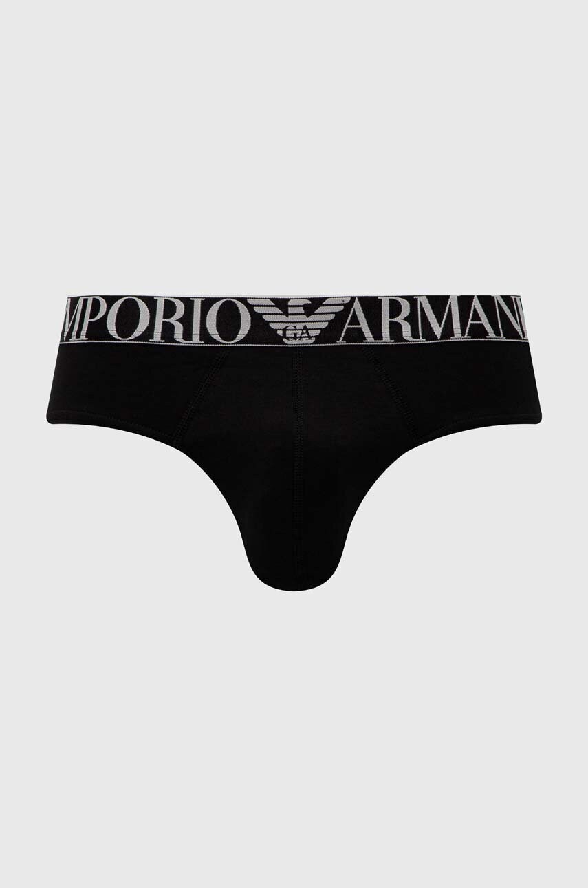 Сліпи Emporio Armani Underwear 3-pack чоловічі колір чорний 111734 4F726
