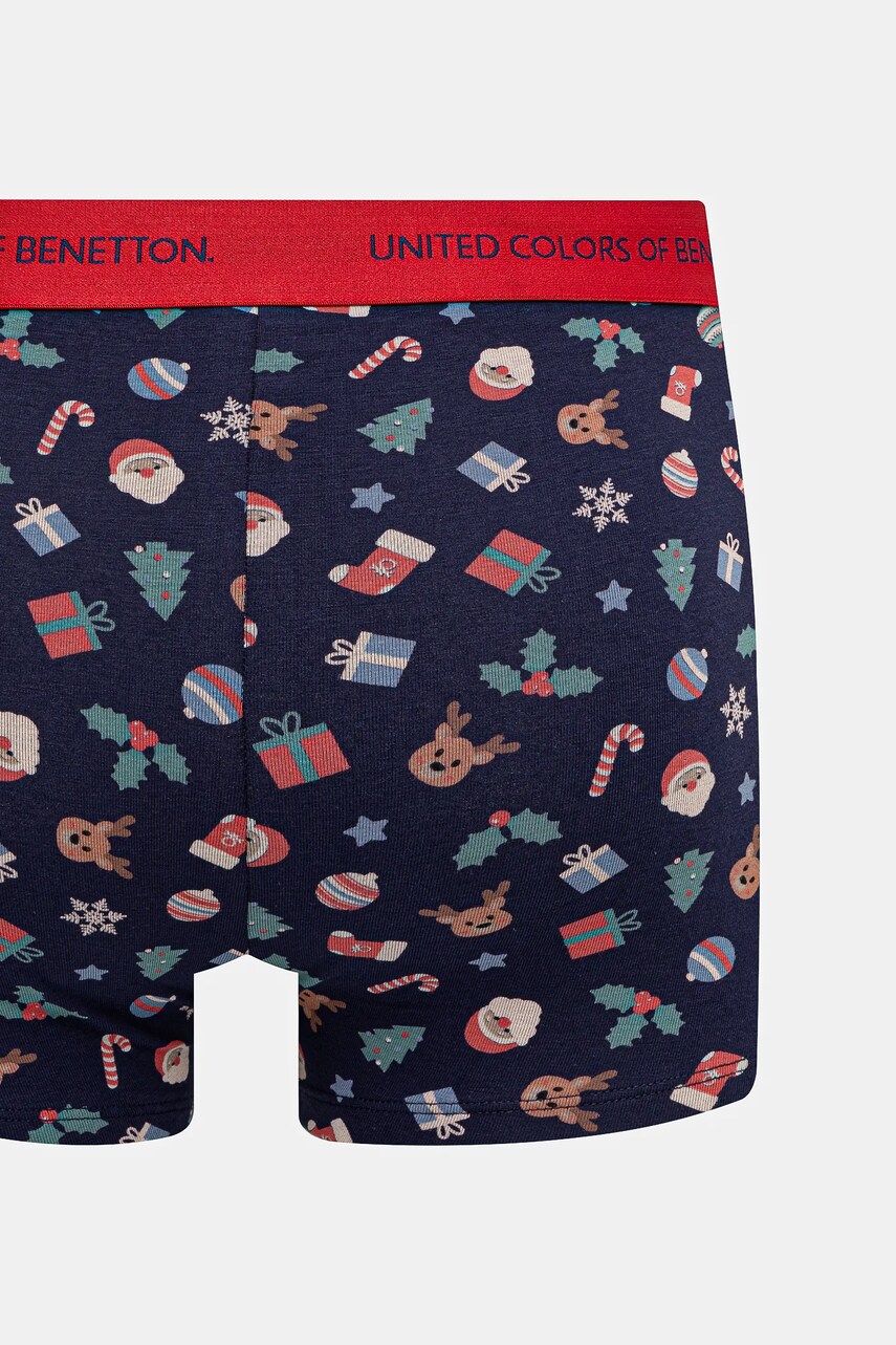 Боксери United Colors of Benetton чоловічі колір синій 3TRL2X01A