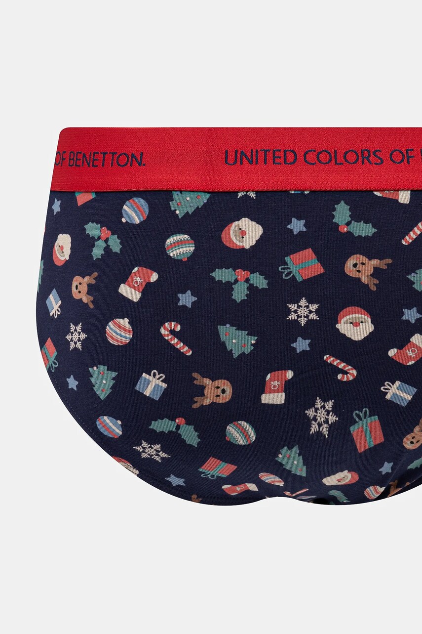 Сліпи United Colors of Benetton чоловічі колір синій 3TRL2S00I