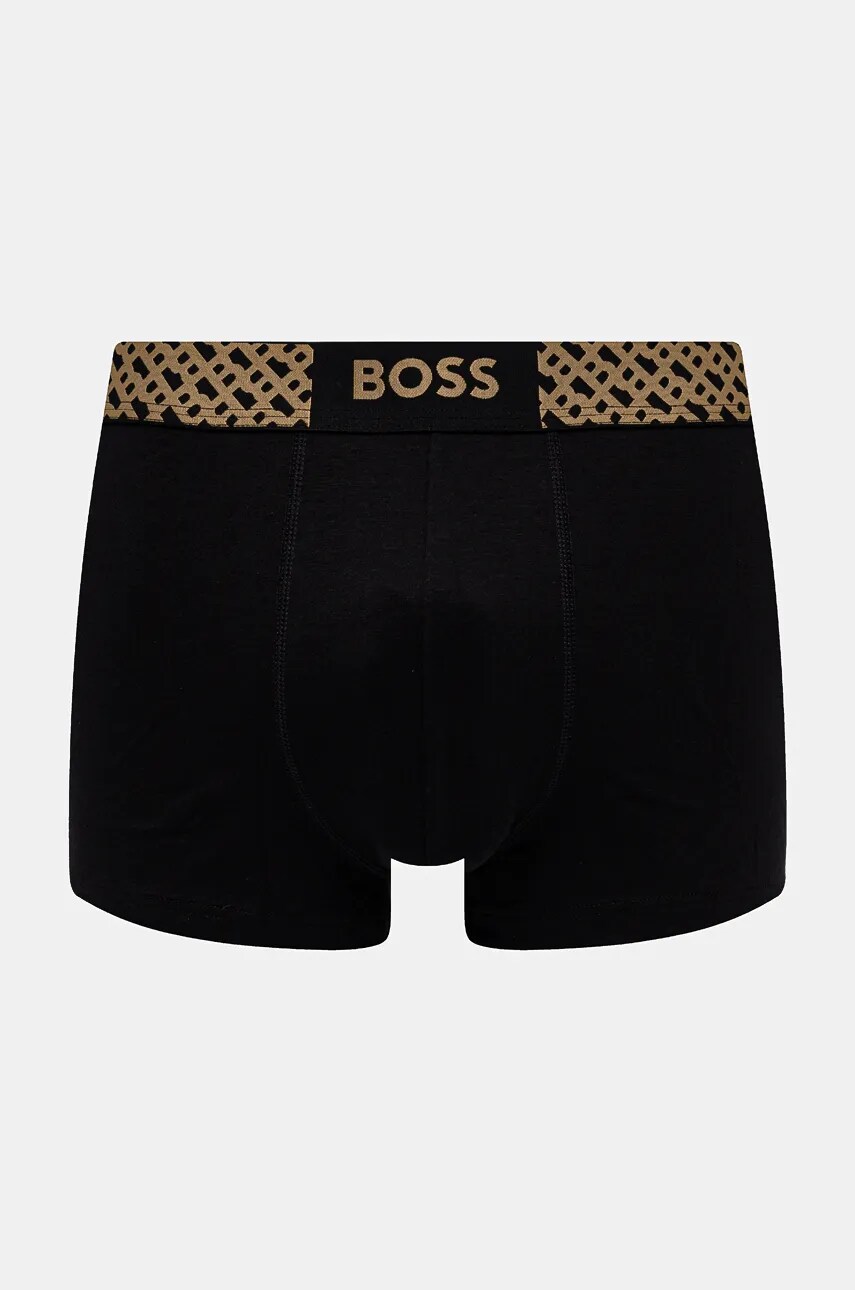 Боксери BOSS 3-pack чоловічі колір чорний 50524525