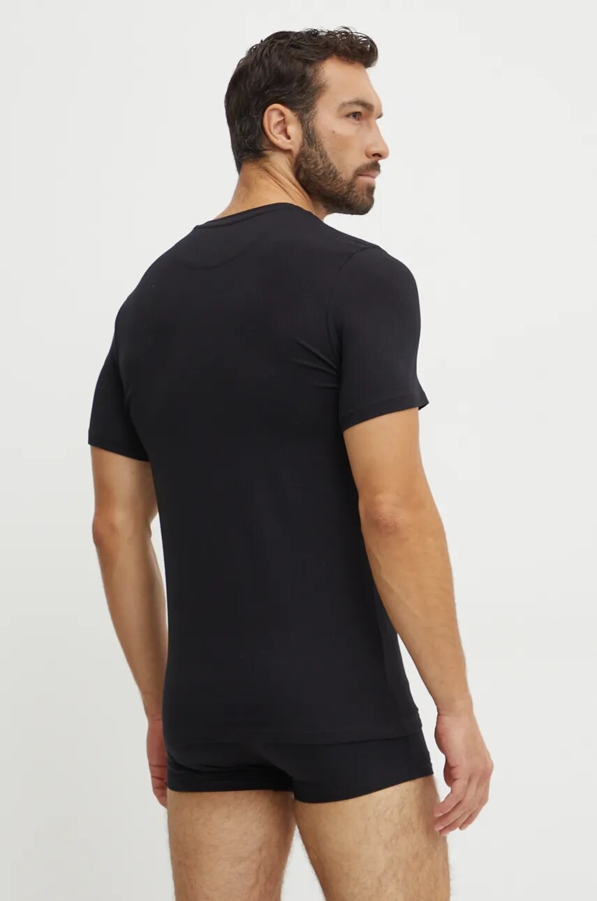 Піжама Guess чоловіча колір чорний однотонна U4BG85.KCD31