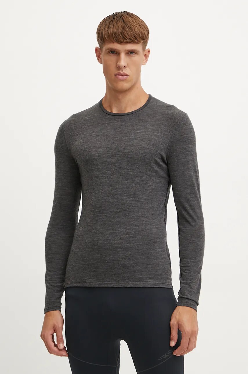 Функціональний лонгслів Icebreaker Merino 150 Anatomica колір сірий IB1030320111