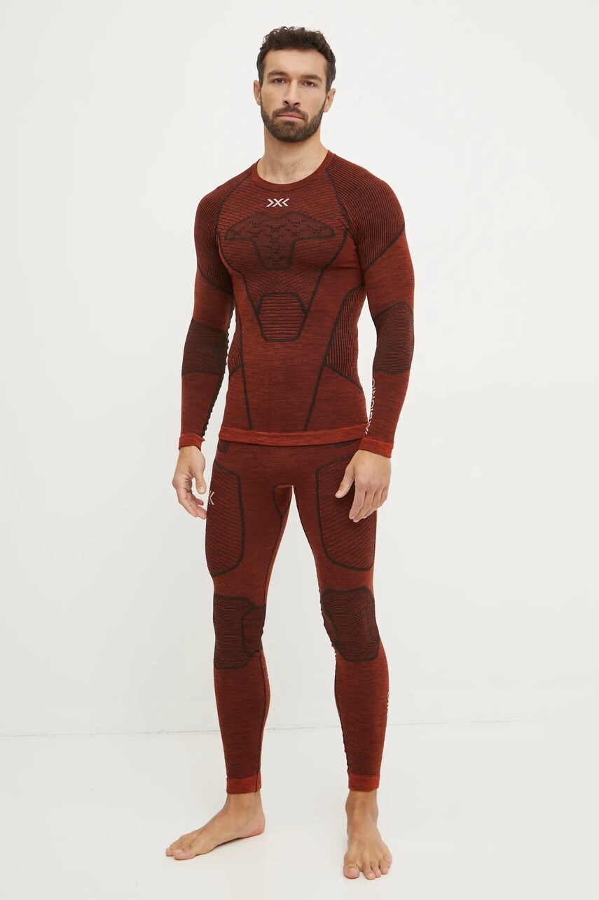 Функціональний лонгслів X-Bionic Symbio Merino колір червоний YTB2W24M