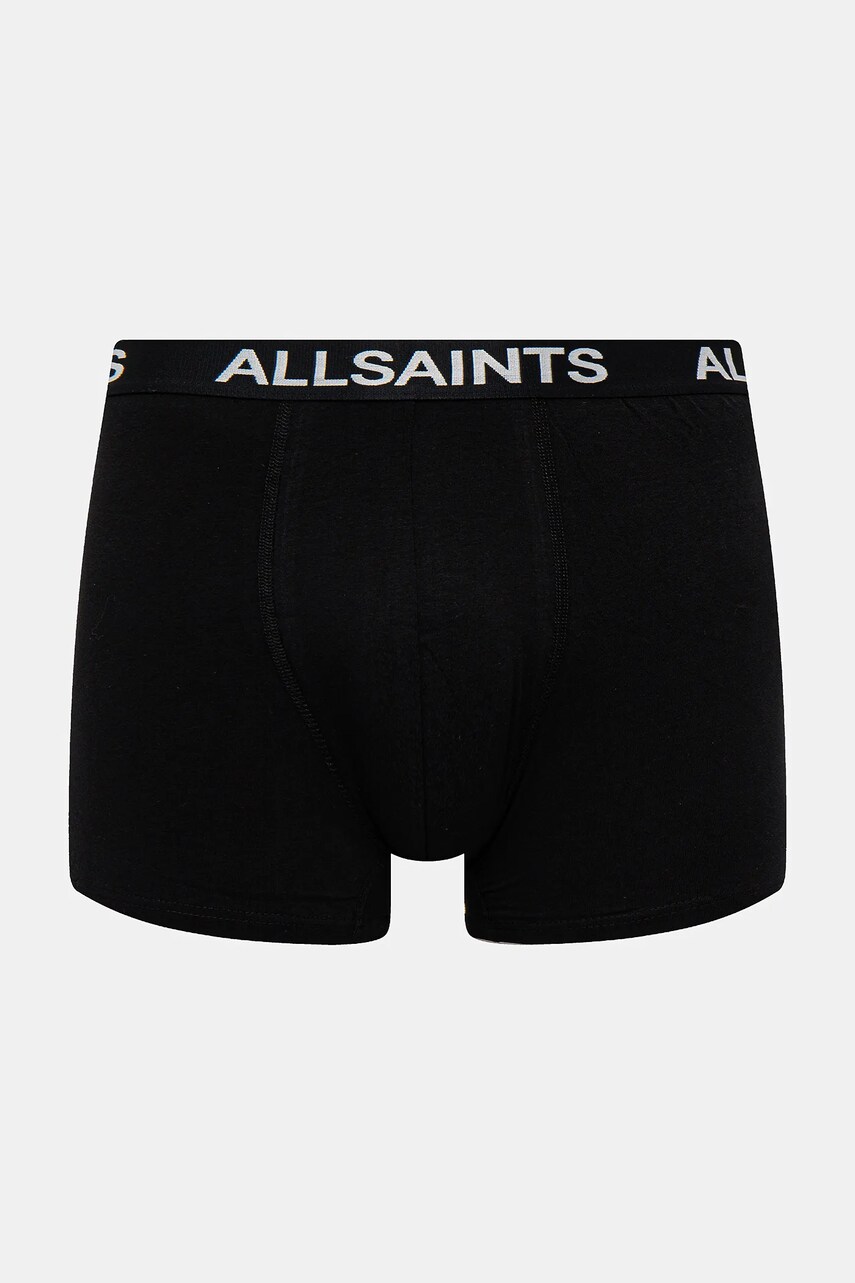 Боксери AllSaints 3-pack колір чорний 43ASM493454TD
