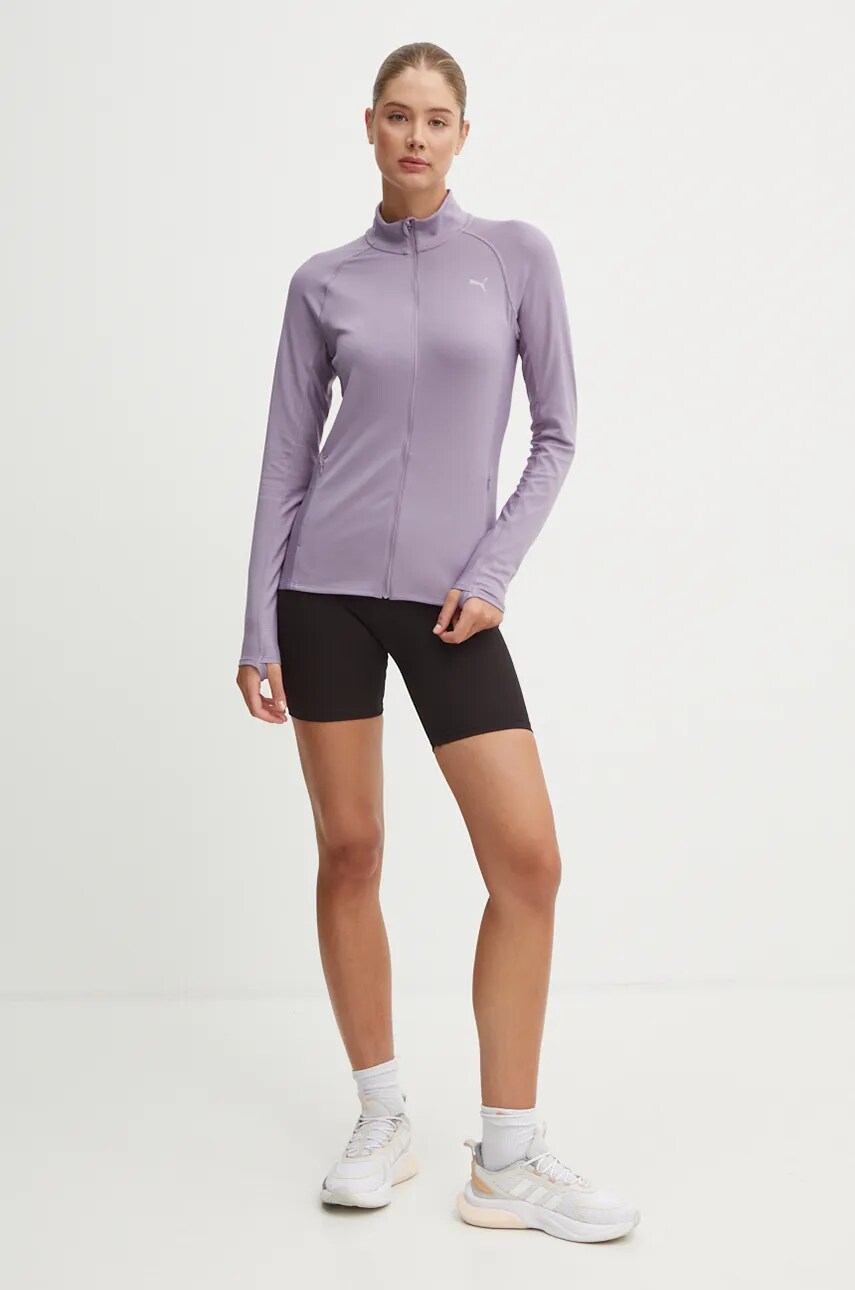 Кофта для бігу Puma Run for Her колір фіолетовий однотонна 525755