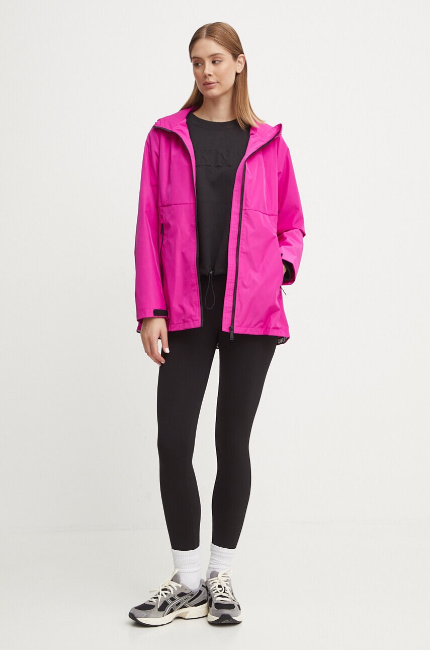 Кофта Dkny жіноча колір чорний з аплікацією DP4T9946