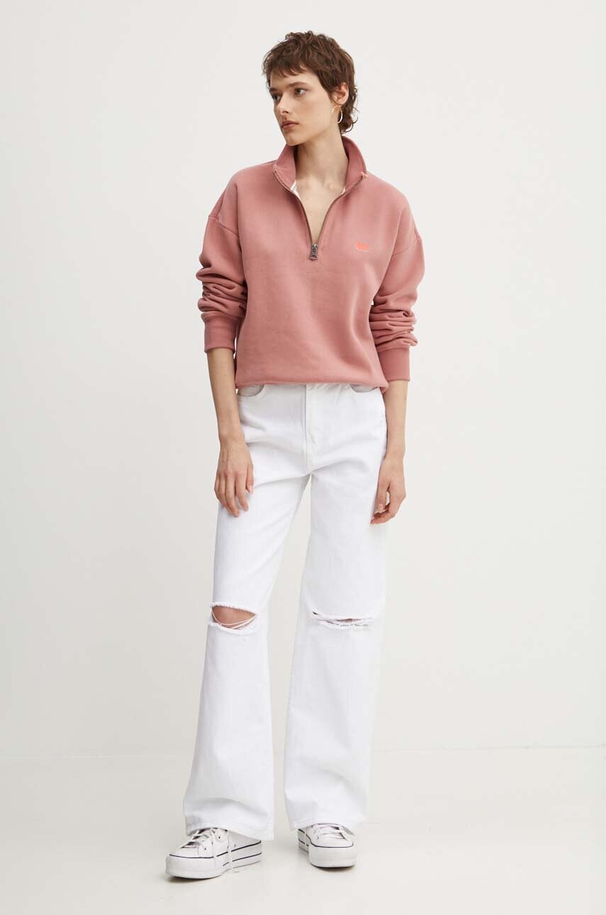 Кофта Superdry жіноча колір рожевий однотонна W2012184A-MIP