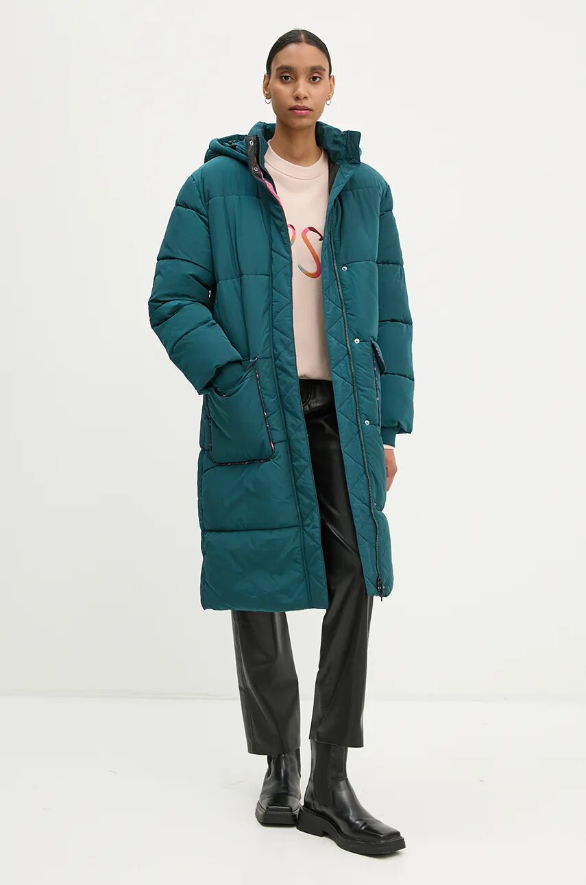 Бавовняна кофта PS Paul Smith жіноча колір бежевий з принтом W2R.352V.NP4786