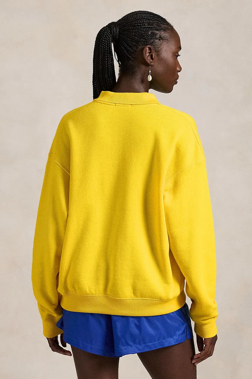 Кофта Polo Ralph Lauren жіноча колір жовтий однотонна 211947966