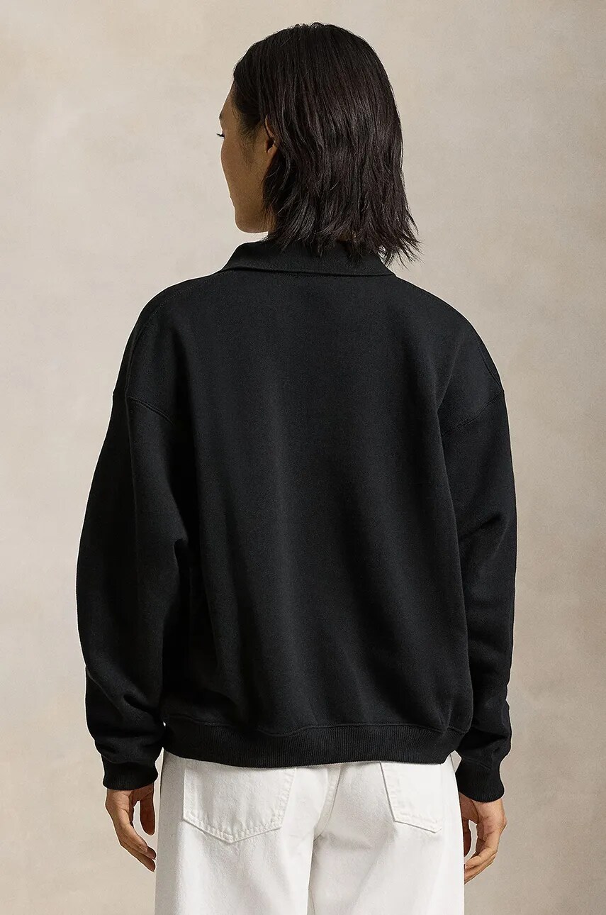 Кофта Polo Ralph Lauren жіноча колір чорний однотонна 211947966