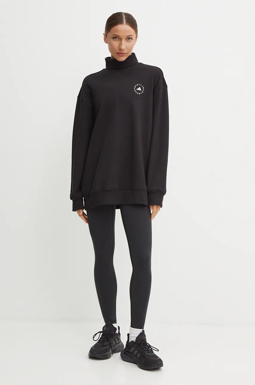 Кофта adidas by Stella McCartney колір чорний однотонна IW9859